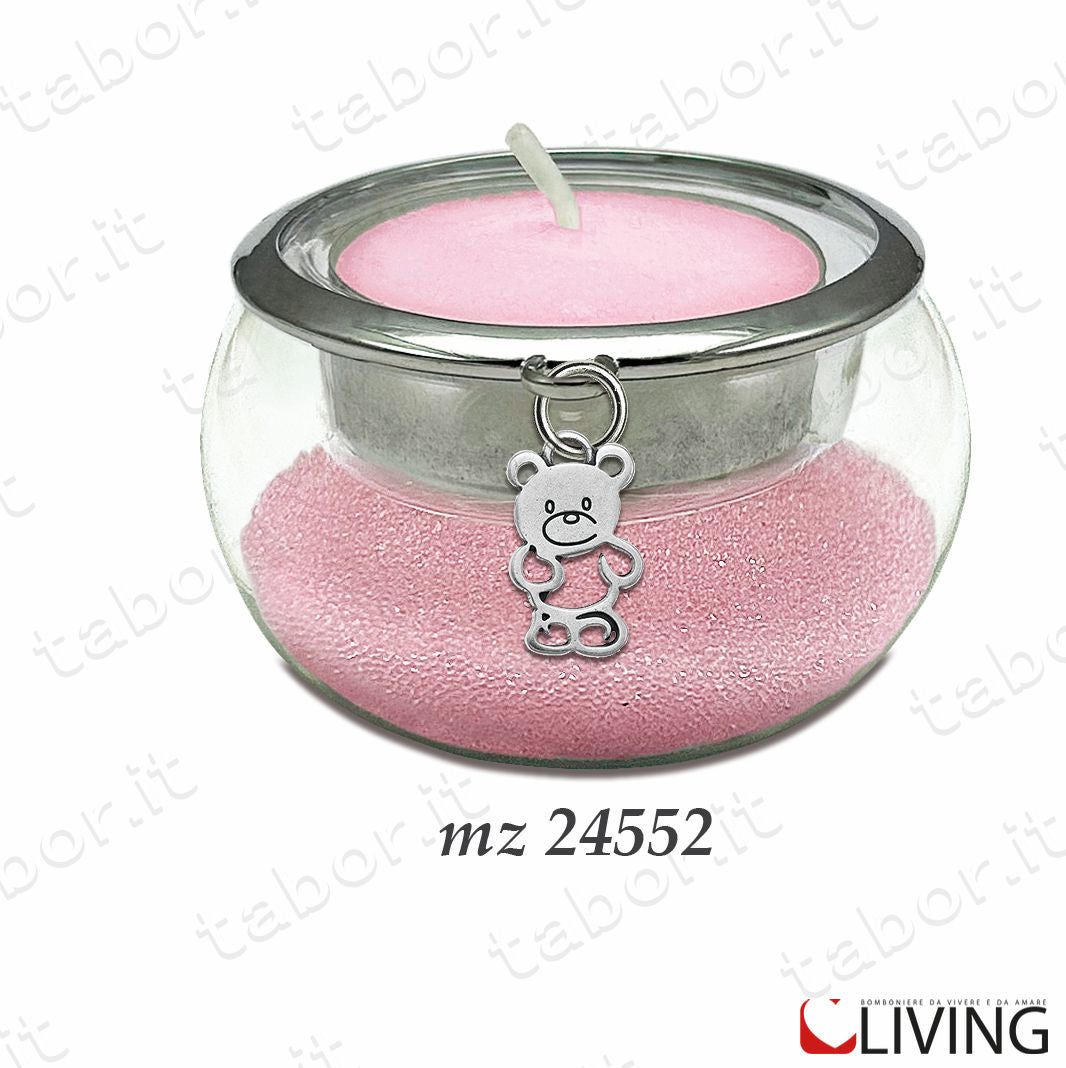 bomboniera-portacandela-vetro-con-perline-rosa-ciondolo-orsetto-mz24552
