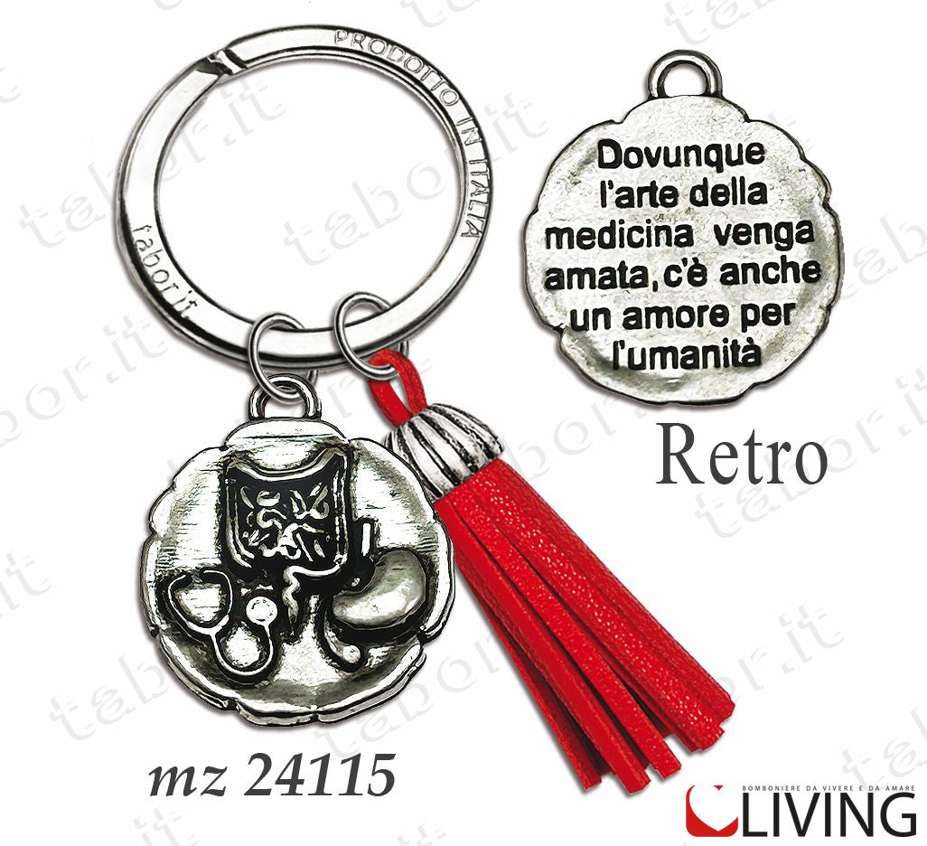 bomboniera-portachiavi-laurea-in-gastroentereologia-con-nappina-rossa