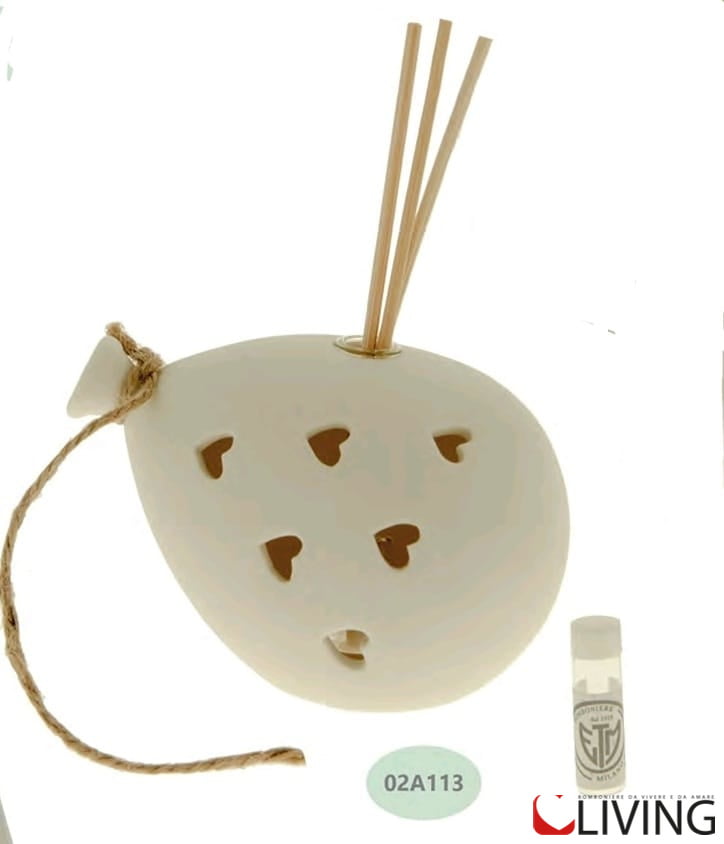 bomboniera profumatore bolla con luce a led