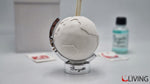 bomboniera profumatore mappamondo con base argento