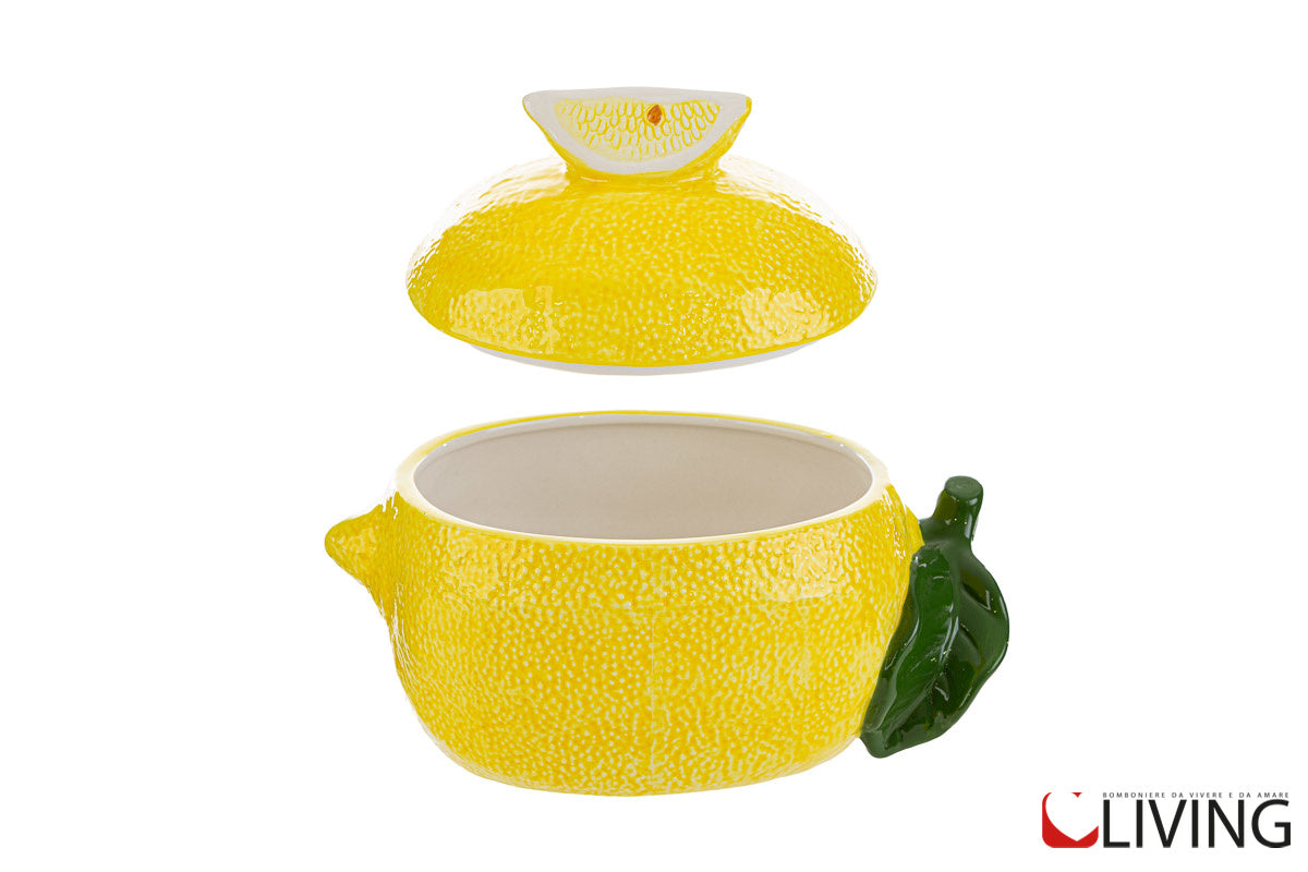 scatola ceramica limone