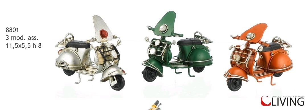 bomboniera scooter vintage in metallo