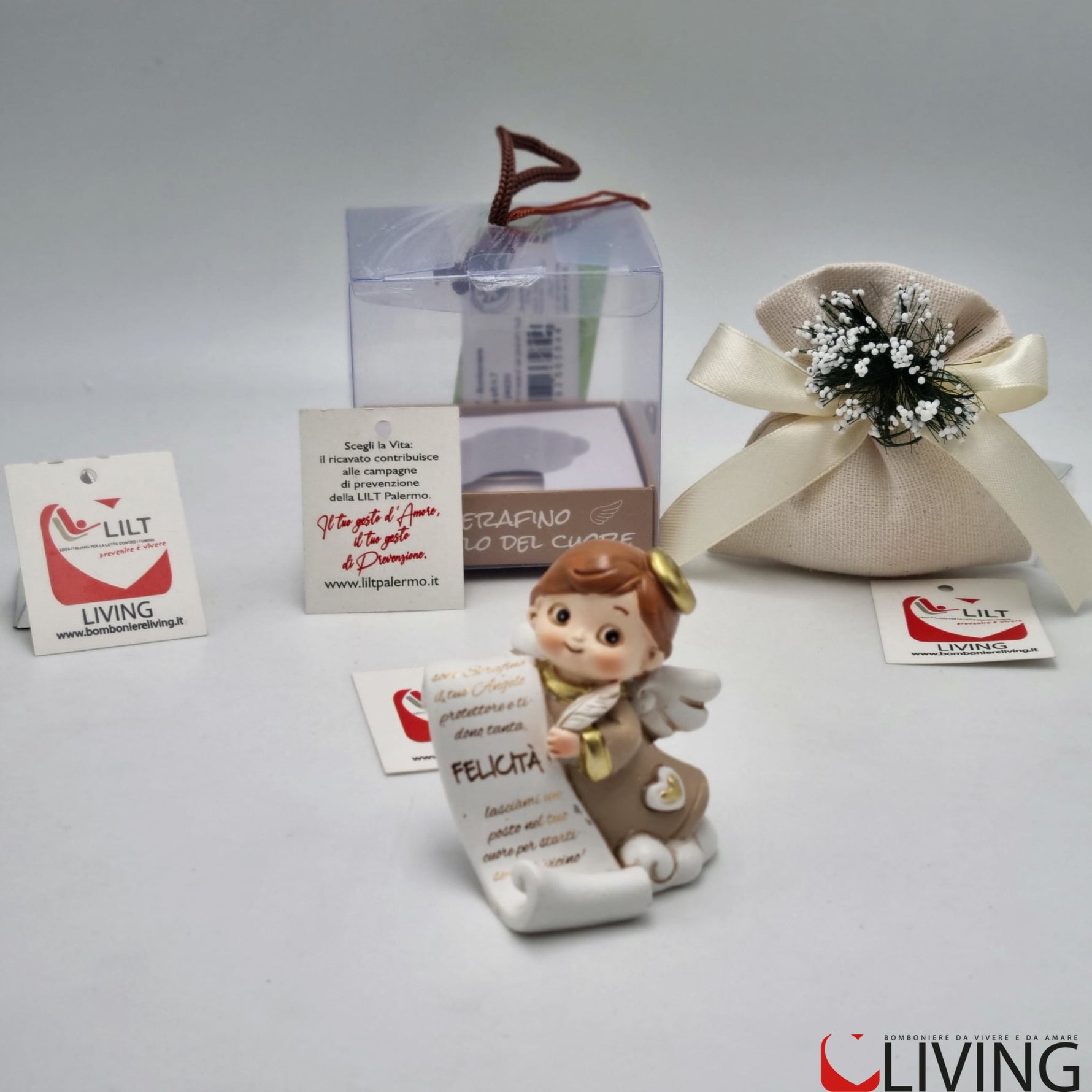 bomboniera linea solidale lilt living angelo serafino