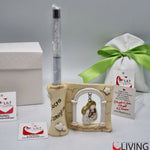 bomboniera linea solidale lilt living icona sacra famiglia con penna