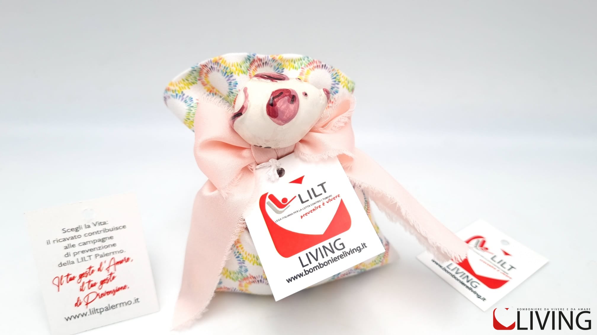 bomboniera topolino ceramica linea solidale lilt living