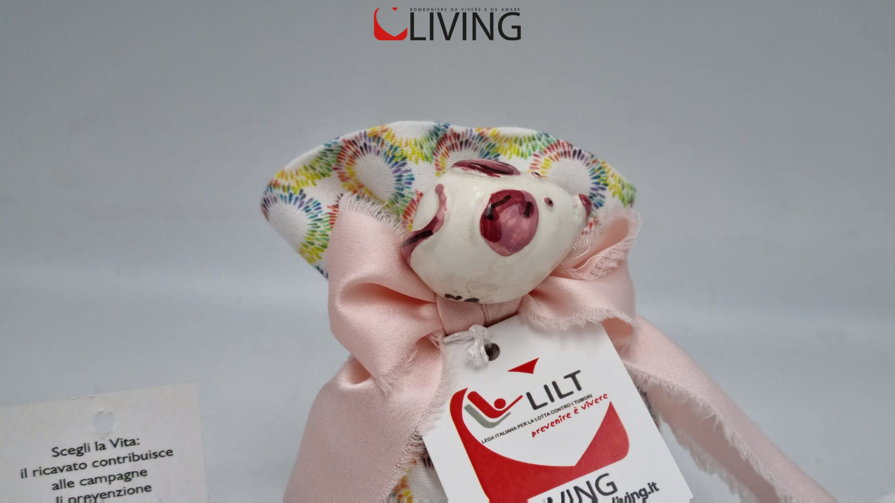 bomboniera topolino ceramica linea solidale lilt living