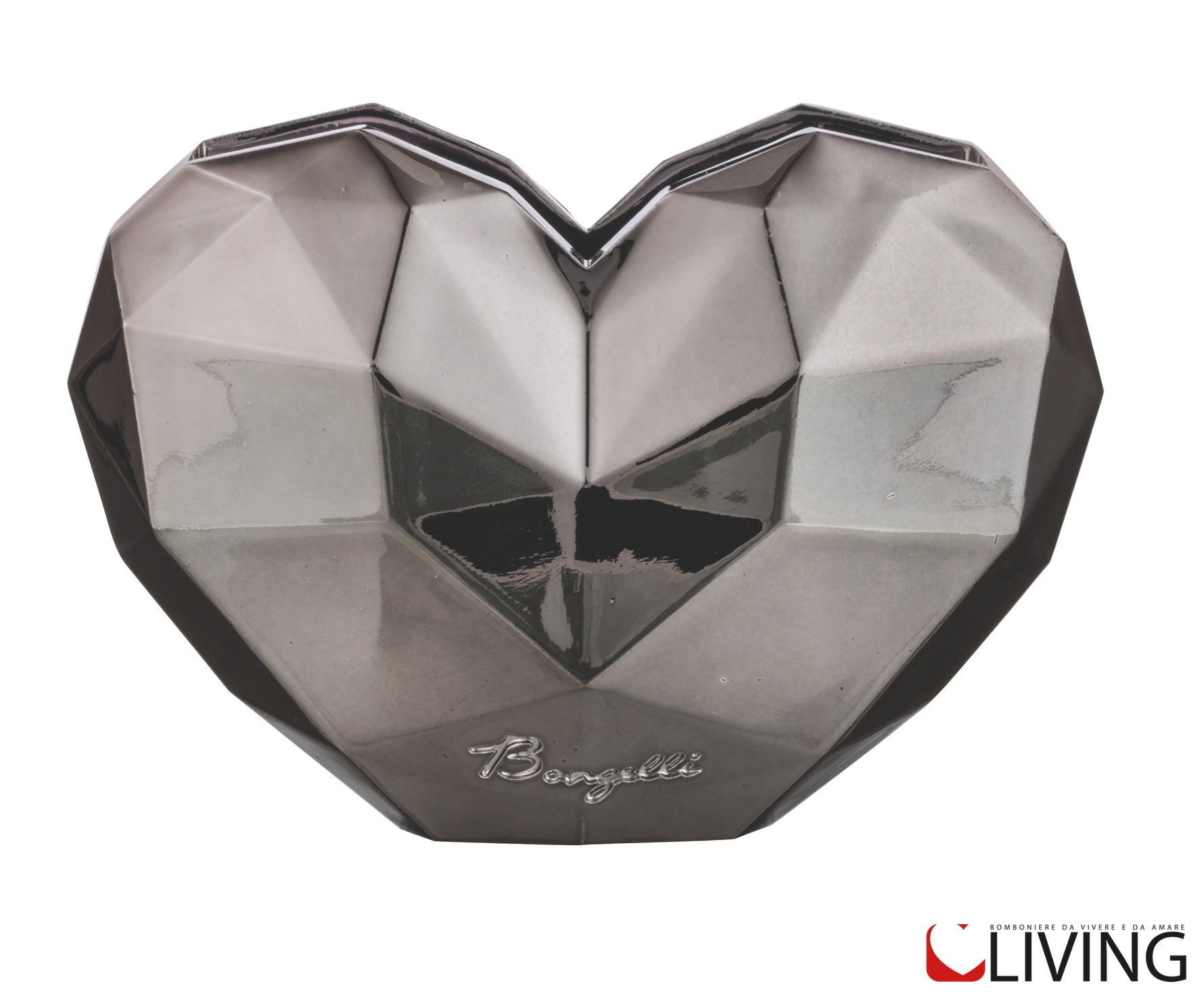 bomboniera vasetto cuore design canna di fucile