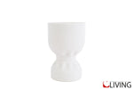 bomboniera vaso bouquet porcellana bianca