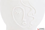 bomboniera vaso porcellana bianca