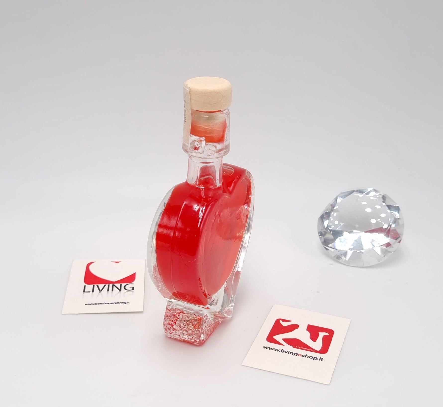 Bomboniera bottiglia liquore di fragoline