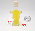 Bomboniera In Vetro Bottiglia A Forma Di Stella Con Liquore Al Limone