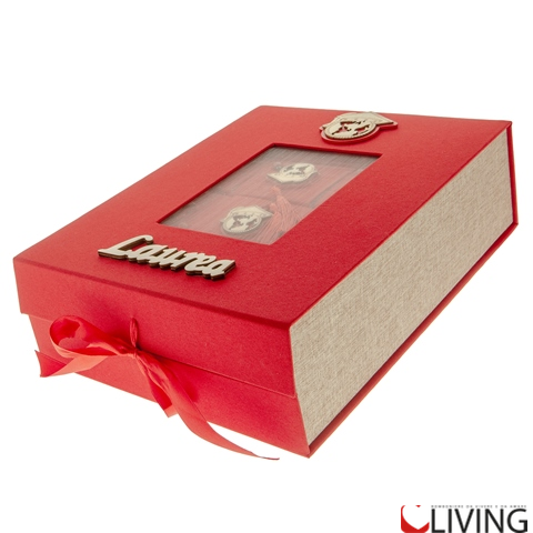 bomboniera laurea book con 24 pz