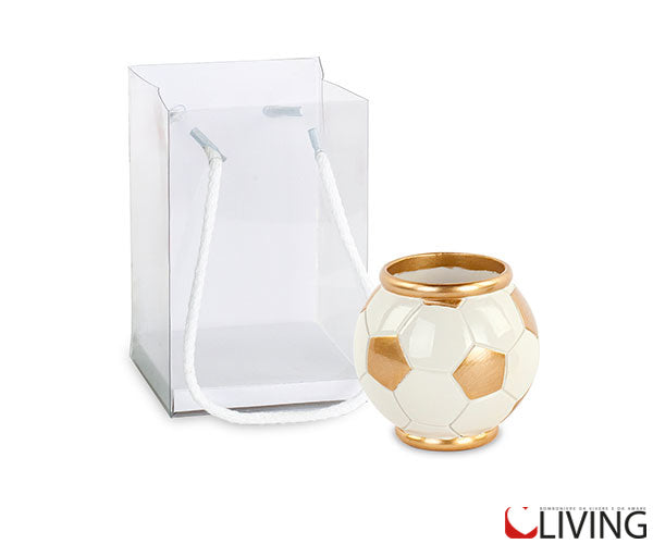 bomboniera cachepot pallone da calcio