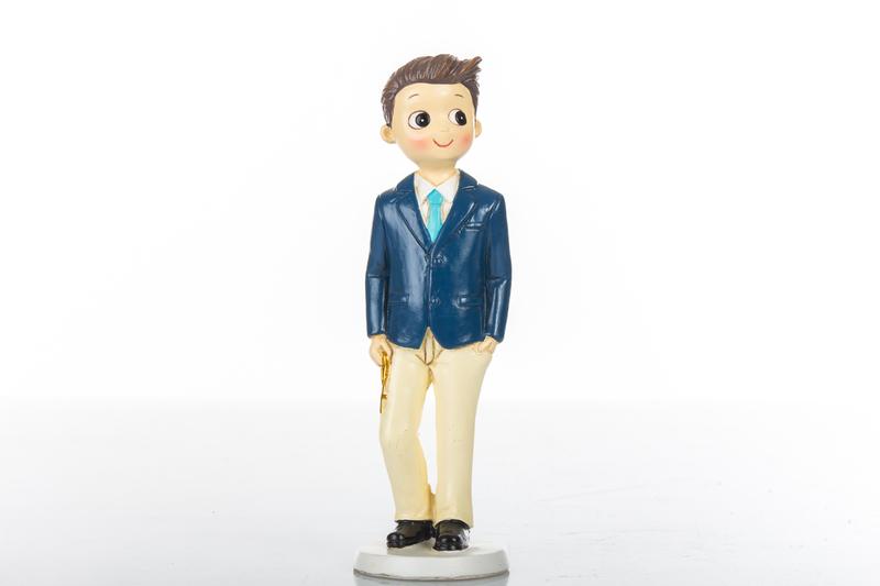 cake topper comunione cresima bimbo elegante