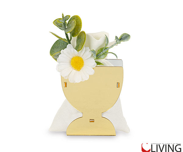 calice comunione plex oro portaconfetti con sacchetto