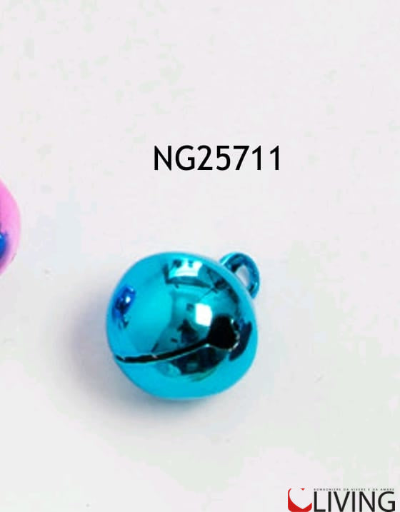 accessorio bomboniera campanellino azzurro