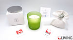 candela aloe capri barattolo verde satinato