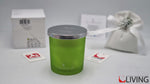 candela aloe capri barattolo verde satinato