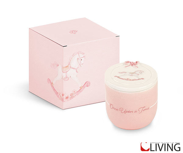 bomboniera candela con cavallino rosa