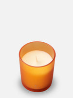 candela cedro e arancia barattolo arancio satinato