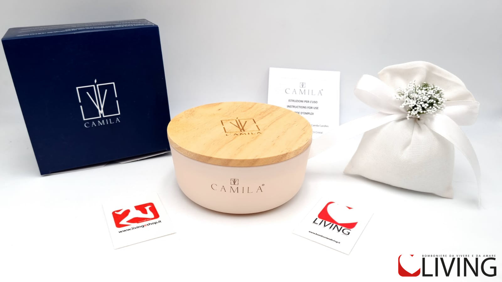 candela fragranza uva e vino barattolo panna fragola