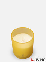 candela limone e zenzero barattolo giallo satinato
