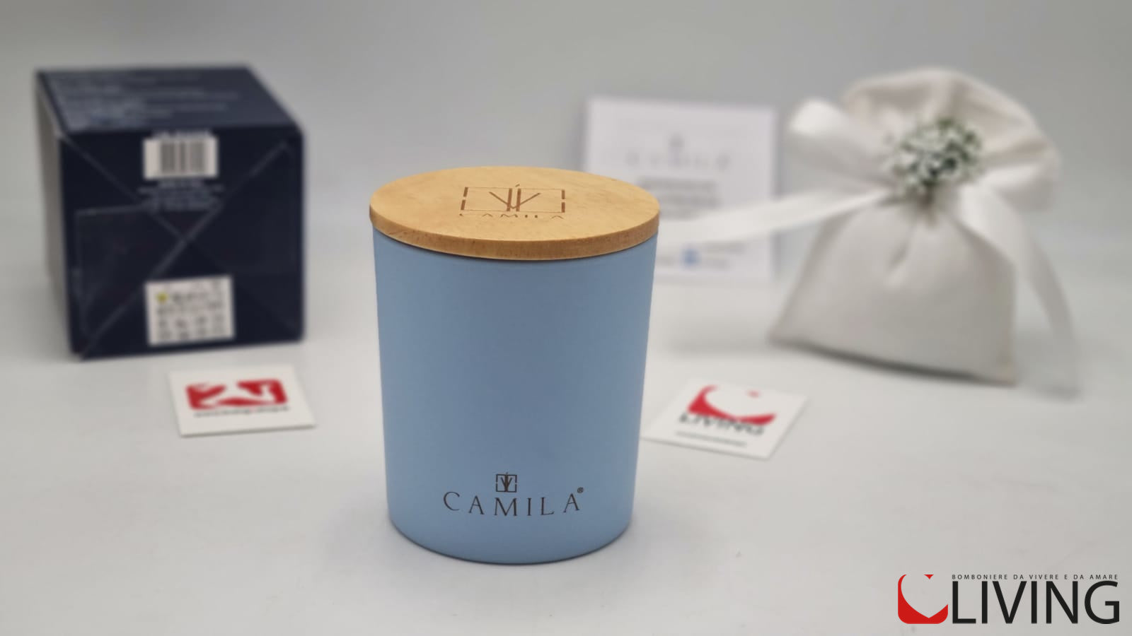candela vaniglia barattolo avion satinato