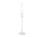 Addobbo matrimonio candelabro vetro con paravento