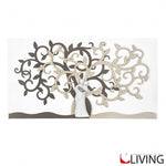 capezzale grande albero della vita in legno sacra famiglia