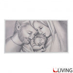capezzale piccolo sacra famiglia con cornice