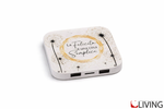 bomboniera caricabatterie wireless e usb stampa soffioni linea encantada