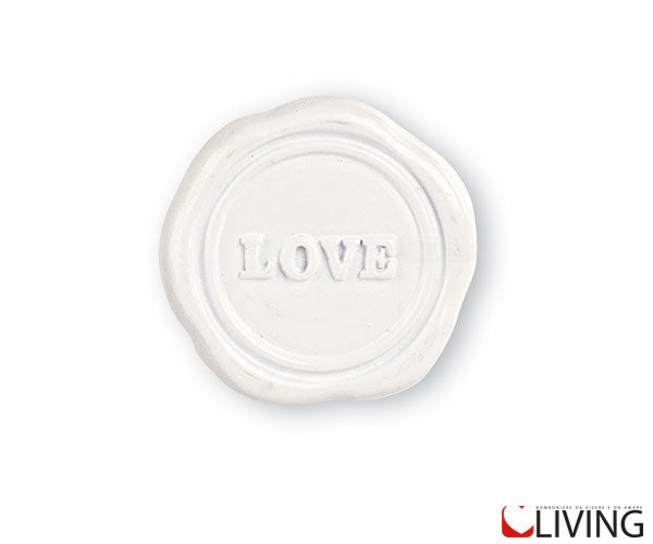 bomboniera applicazione ceralacca bianca love