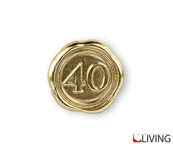 bomboniera applicazione ceralacca 40 oro