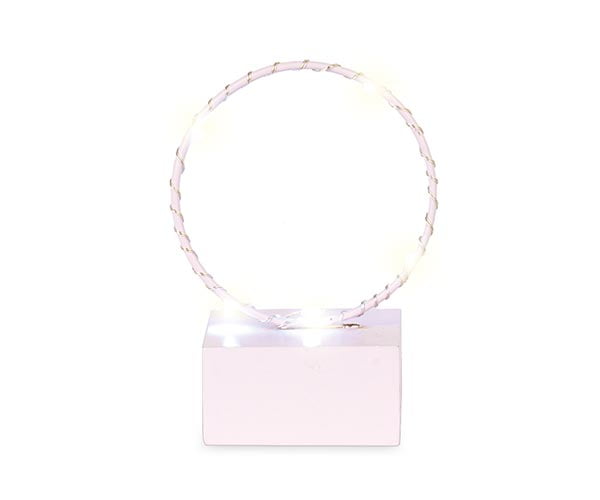 Cerchio rosa baby con luce a led