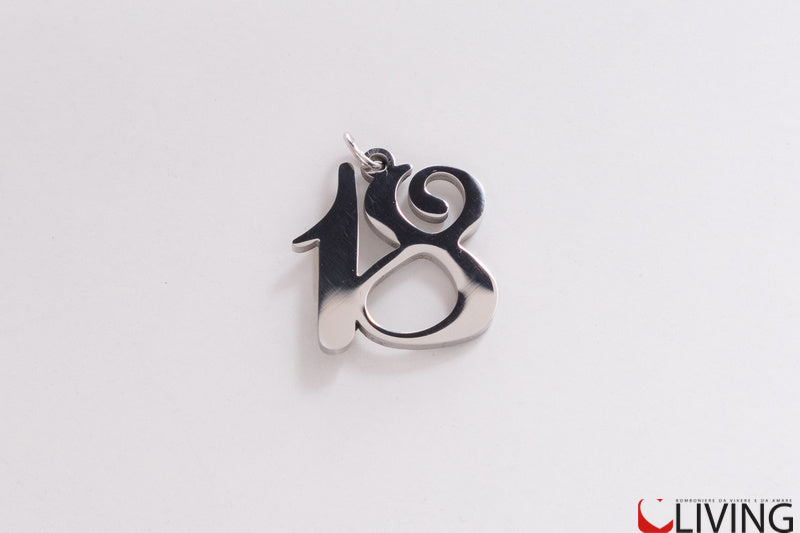 bomboniera charm 18 silver