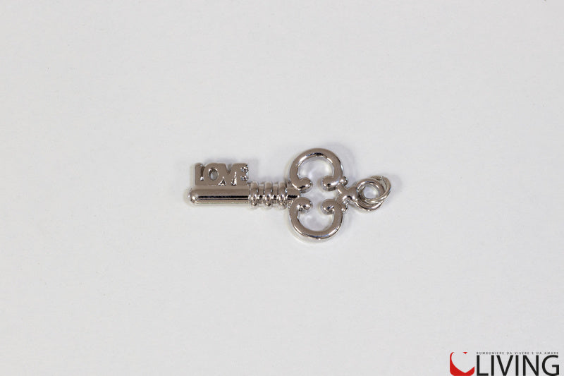 bomboniera charm chiave love silver