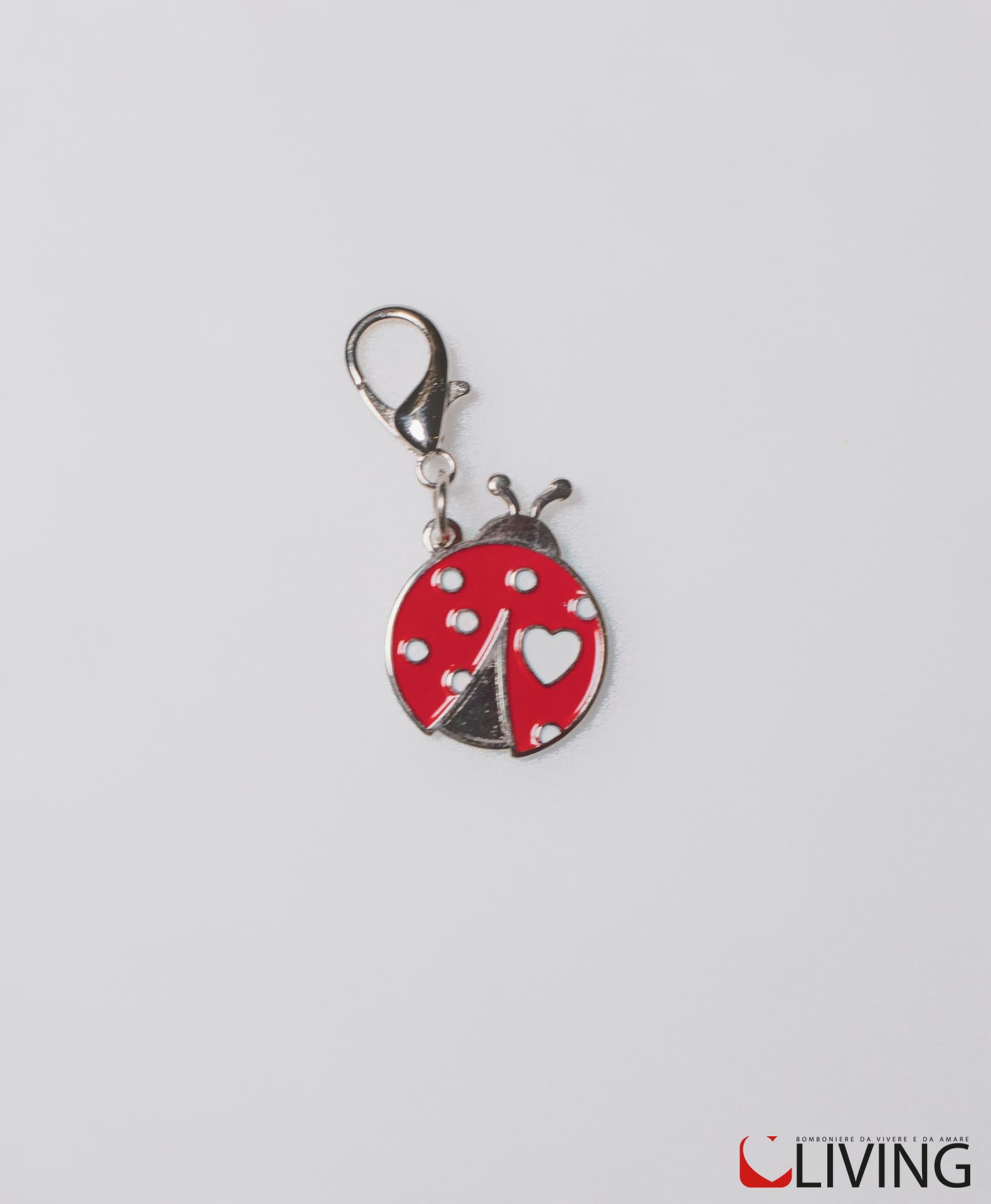 bomboniera charm casetta metallo smaltato