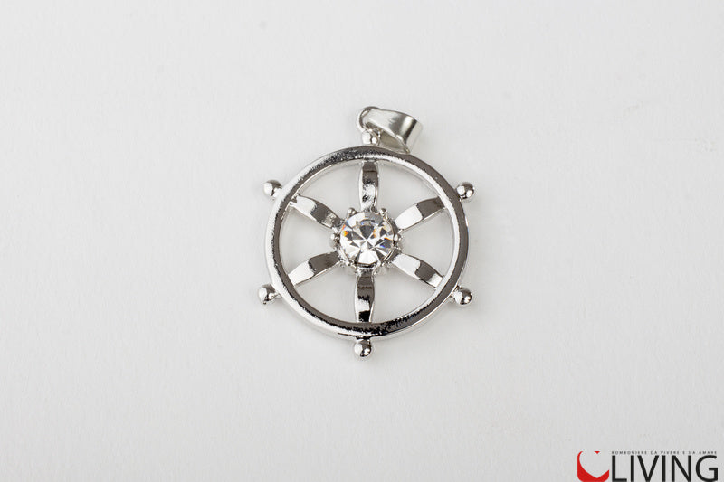 bomboniera charm timone silver