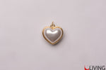 bomboniera charm cuore perla
