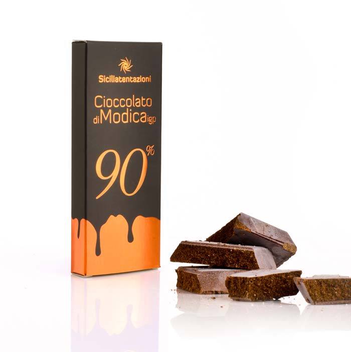 bomboniera gastronomica Cioccolato di Modica IGP puro al 90% gr.100
