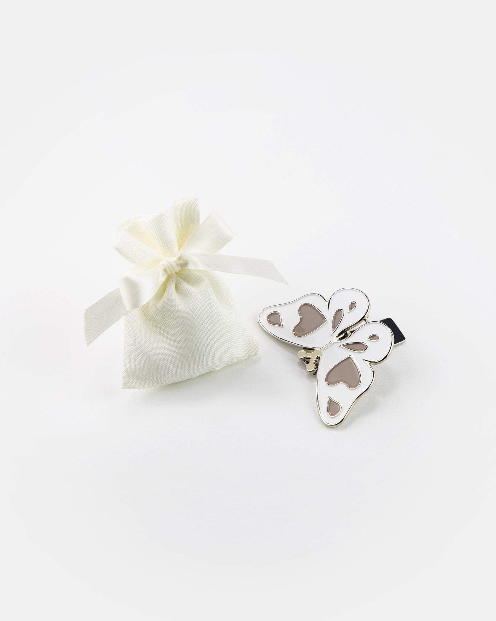 Clip Con Magnete Farfalla In Metallo Smaltato