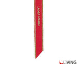 collarino nastro rosso scritta la mia laurea oro