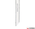 collarino nastro bianco scritta venticinque argento