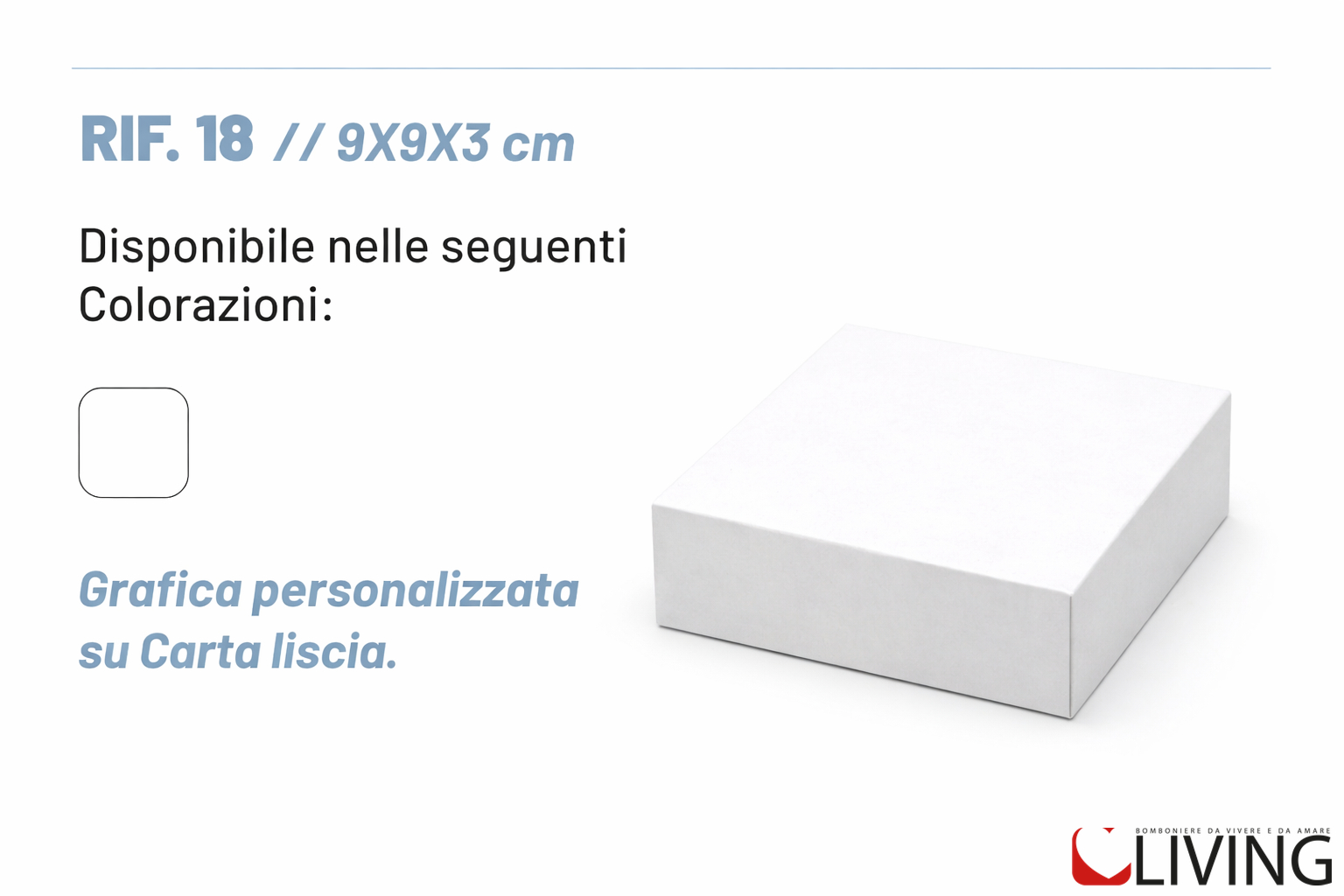 bomboniera scatola chiusura fiammifero stampata 9x9x3