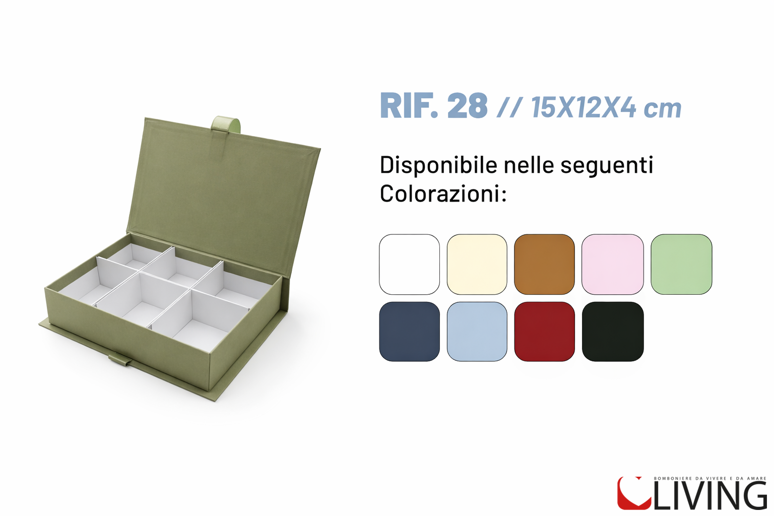 bomboniera scatola libro rigida personalizzabile 15x12x4