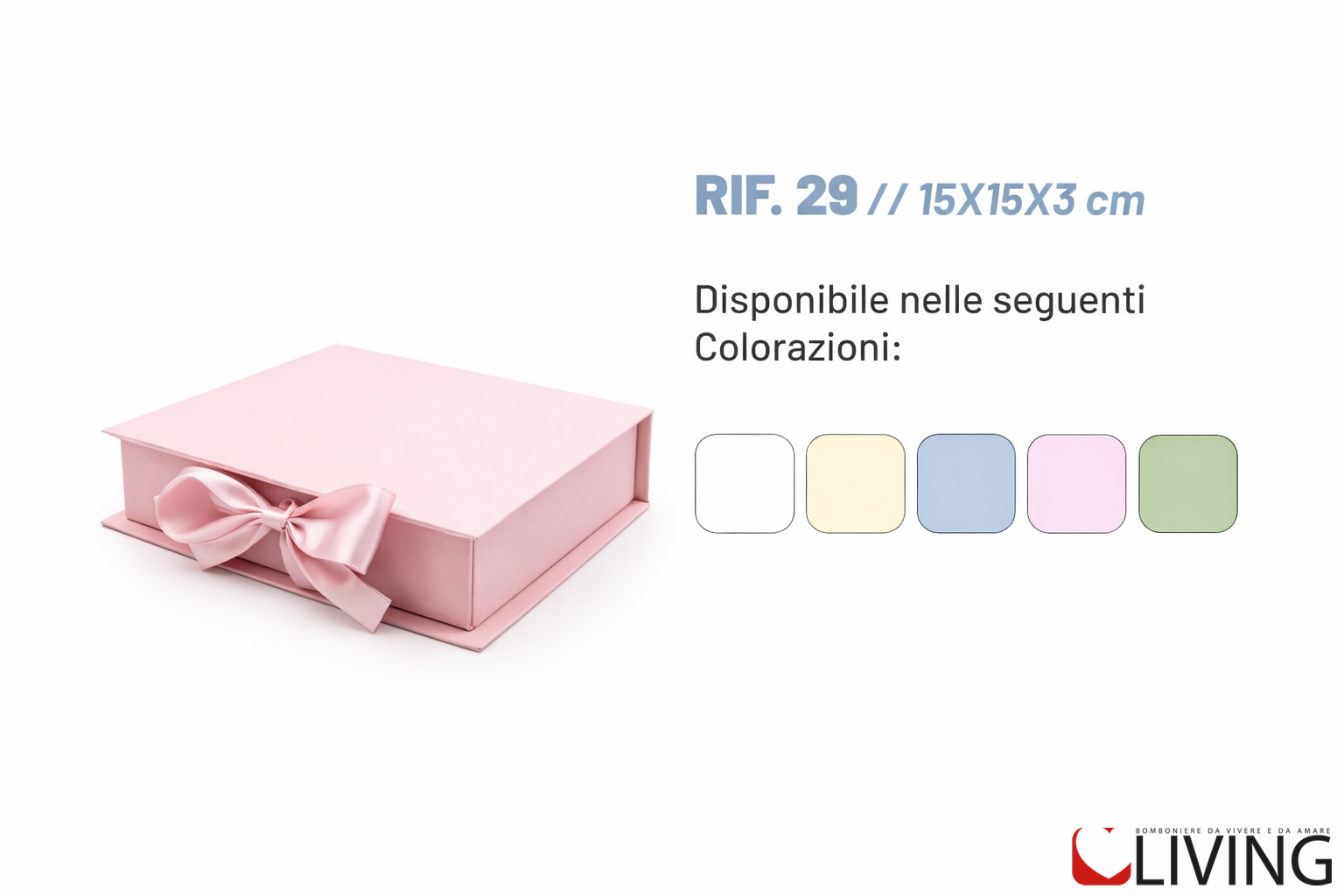 bomboniera scatola libro rigida personalizzabile 15x15x3