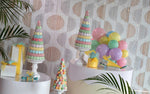 Donut glitter verde menta con magnete