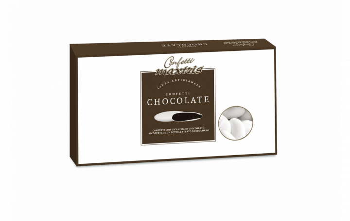 Un’anima di cioccolato fondente ricoperta da un sottile strato di zucchero.