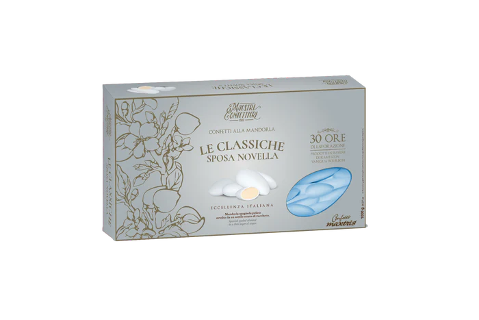 confetti maxtris sposa novella celeste