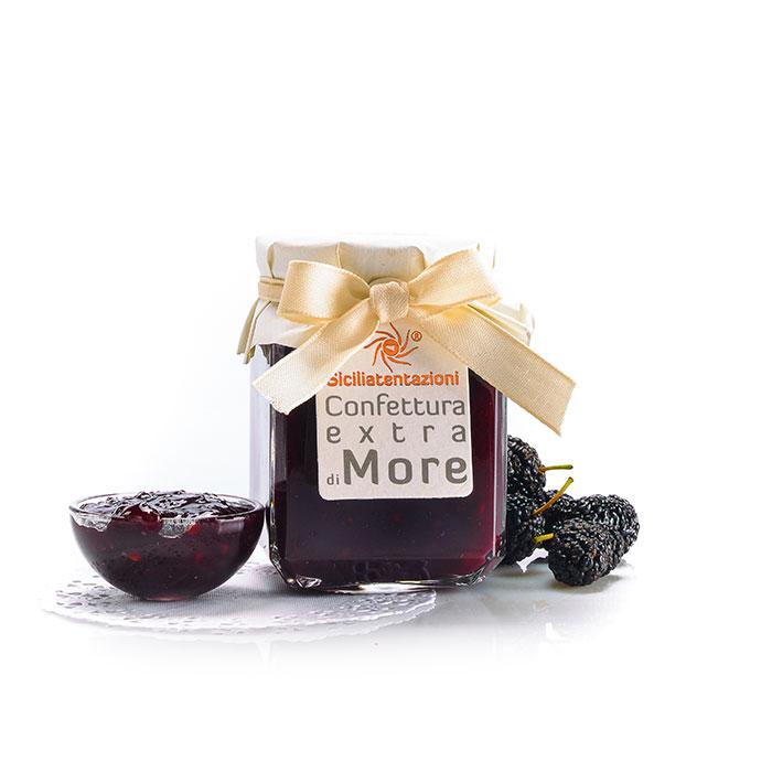 Bomboniera gastronomica marmellata di more .